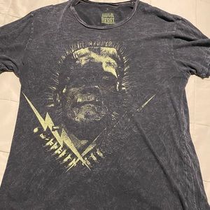 Heavily worn Frankenstein t shirt vintage